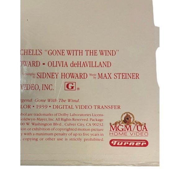 Gone With The Wind Deluxe Edition VHS Set - Picture 3 of 4